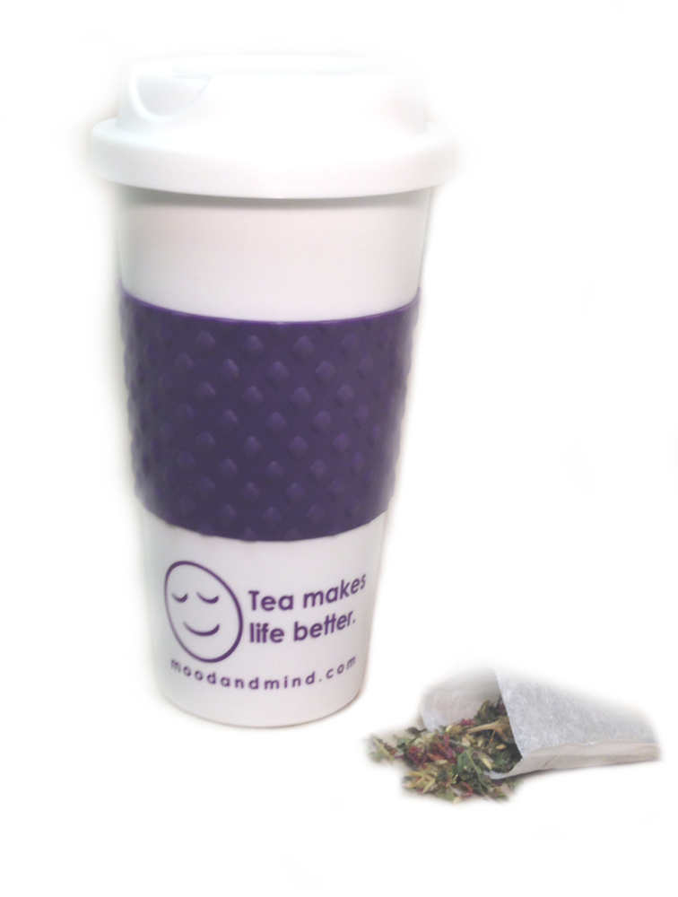 "Tea Makes Life Better" Travel Cup